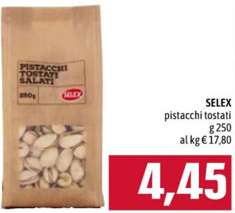 Famila SELEX pistacchi tostati g 250 offerta