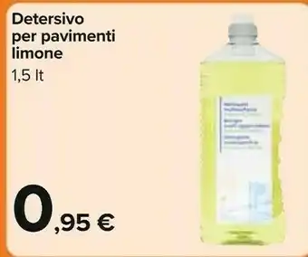 Carrefour Carrefour Detersivo Per Pavimenti Limone offerta
