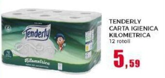 Happy Casa TENDERLY CARTA IGIENICA KILOMETRICA 12 rotoli offerta