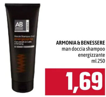 Famila ARMONIA & BENESSERE man doccia shampoo energizzante ml 250 offerta