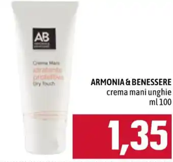 ARMONIA & BENESSERE crema mani unghie ml 100