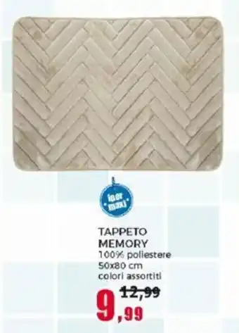 Happy Casa TAPPETO MEMORY 50x80 cm offerta