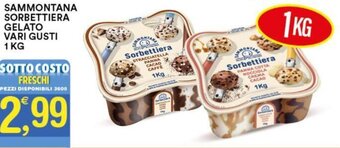 Gecop SAMMONTANA SORBETTIERA GELATO VARI GUSTI 1 KG offerta