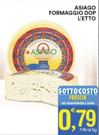 Gecop ASIAGO FORMAGGIO DOP L'ETTO offerta