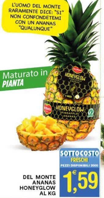 Gecop DEL MONTE ANANAS HONEYGLOW AL KG offerta