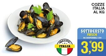 Gecop COZZE ITALIA AL KG offerta