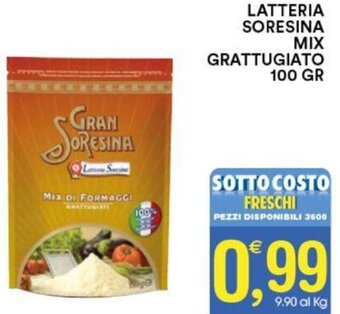 Gecop LATTERIA SORESINA MIX GRATTUGIATO 100 GR offerta