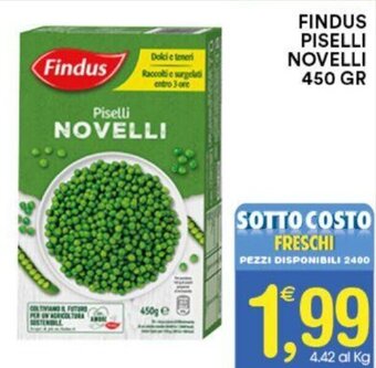 Gecop FINDUS PISELLI NOVELLI 450 GR offerta
