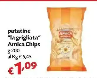Pam Amica chips La Grigliata 200 G(ml) offerta