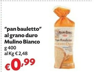 Mulino Bianco Pan Bauletto Al Grano Duro 400 G(ml)