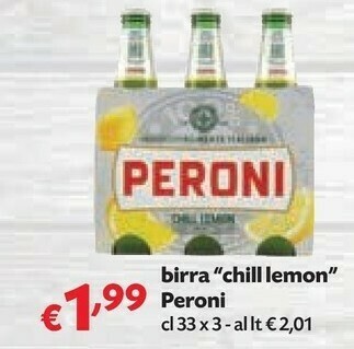 Pam Peroni Birra offerta
