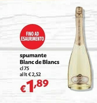 Pam Blanc Spumante offerta