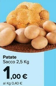 Carrefour Market Patate Sacco offerta