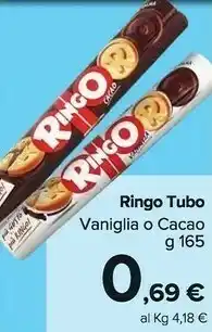 Carrefour Market Pavesi Ringo Vaniglia offerta