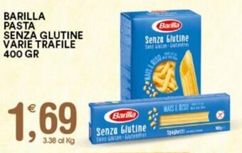 Gecop BARILLA PASTA SENZA GLUTINE VARIE TRAFILE 400 GR offerta