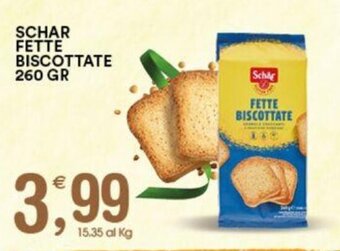 Gecop SCHAR FETTE BISCOTTATE 260 GR offerta