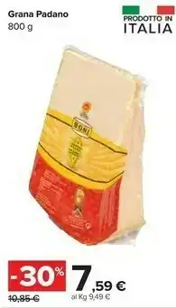 Carrefour Market Boni Grana Padano Grattugiato offerta