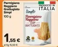 Carrefour Market Simply - Parmigiano Reggiano 100 G(ml) offerta