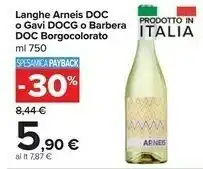 Carrefour Market Borgo Colorato Langhe Arneis Doc O Gavi Docg O Barbera Doc offerta