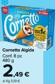 Carrefour Market Algida Cornetto offerta