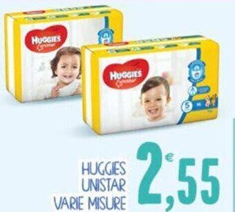Gecop HUGGIES UNISTAR VARIE MISURE offerta