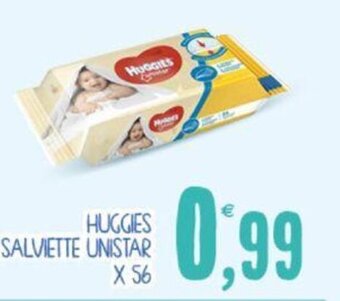 Gecop HUGGIES SALVIETTE UNISTAR X 56 offerta