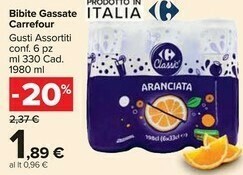 Carrefour Market Bibite Gassate offerta