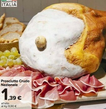 Carrefour Market Prosciutto Crudo Nazionale offerta