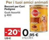Carrefour Market Pedigree Bocconi Per Cani offerta