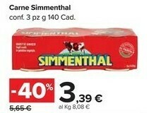 Carrefour Simmenthal Carne In Scatola offerta