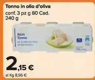 Carrefour Tonno In Olio D'oliva offerta