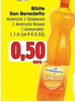 Carrefour San Benedetto Arancia / Gassosa / Arancia Rossa / Limonata offerta