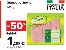 Carrefour Rovagnati Grancotto Snello offerta