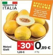 Carrefour Meloni Gialli