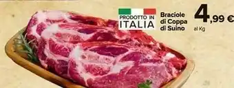 Carrefour Braciole Coppa Di Suino offerta