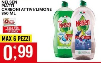 Gecop NELSEN PIATTI CARBONI ATTIVI/LIMONE 850 ML offerta
