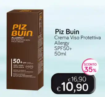 Piz Buin Crema SPF50+ 50ml