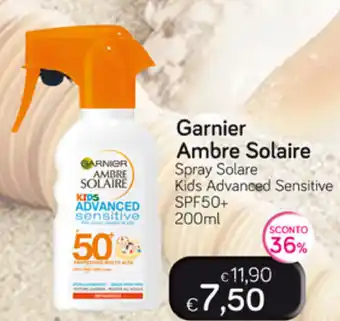 Idea bellezza Garnier Ambre Solaire SPF50+ 200ml offerta