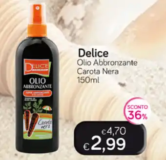 Delice Olio Abbronzante Carota Nera 150ml