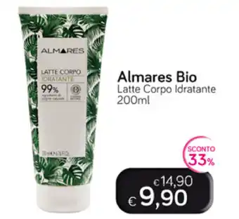Idea bellezza Almares Bio Latte Corpo Idratante 200ml offerta