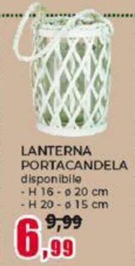 Happy Casa LANTERNA PORTACANDELA offerta