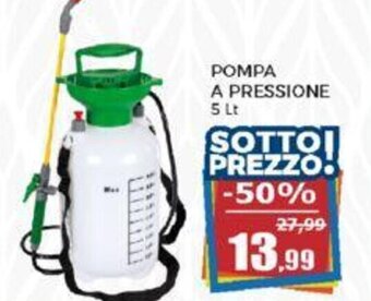 Happy Casa POMPA A PRESSIONE 5 Lt offerta
