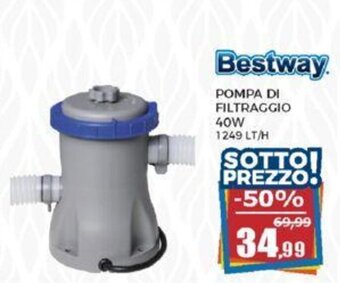 Happy Casa Bestway POMPA DI FILTRAGGIO 40W offerta