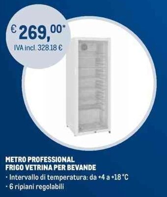 Metro METRO PROFESSIONAL FRIGO VETRINA PER BEVANDE offerta