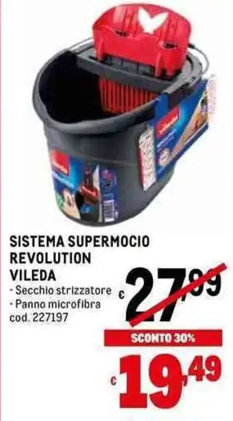 Metro SISTEMA SUPERMOCIO REVOLUTION VILEDA offerta