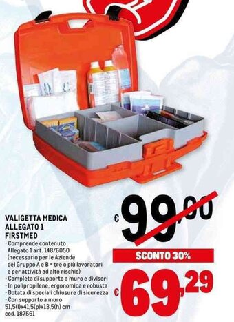 VALIGETTA MEDICA ALLEGATO 1 FIRSTMED