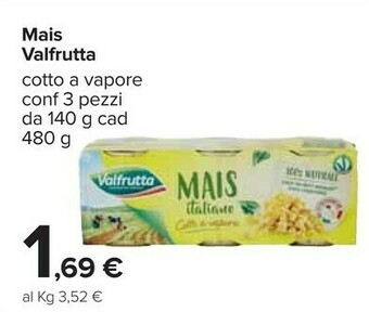 Carrefour Valfrutta Mais offerta