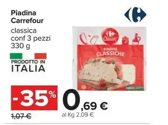 Carrefour Piadina Classica offerta