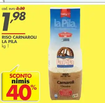 La pila Riso Carnaroli