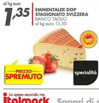 Italmark Emmentaler Dop Stagionato Svizzera offerta